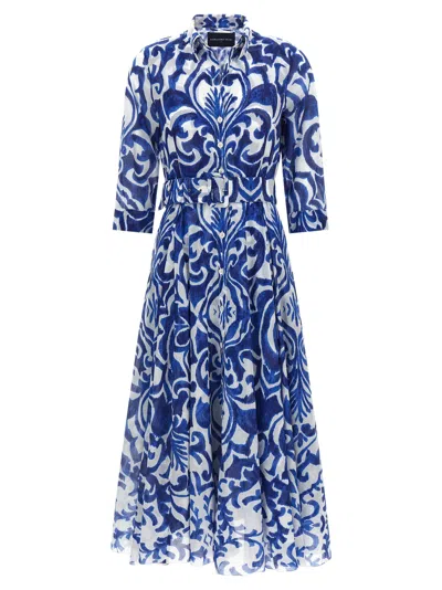 Samantha Sung 'aster' Dress In Blue