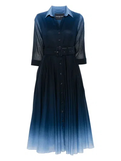 Samantha Sung Aster Maxi Dress In Blue