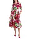 Samantha Sung Aster Midi Dress In Multi