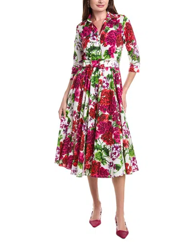 Samantha Sung Aster Midi Dress In Pink