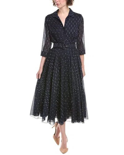 Samantha Sung Audrey Shirtdress In Blue