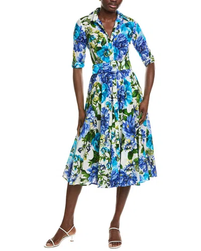 Samantha Sung Aster Midi Dress In Multi