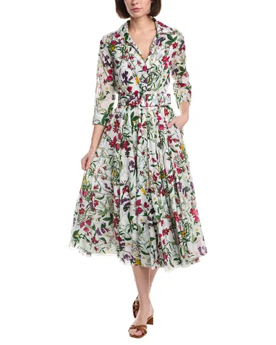 Samantha Sung Aster Midi Dress In Multi