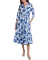 Samantha Sung Aster Midi Dress In Multi