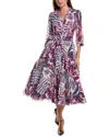 Samantha Sung Aster Midi Dress In Multi