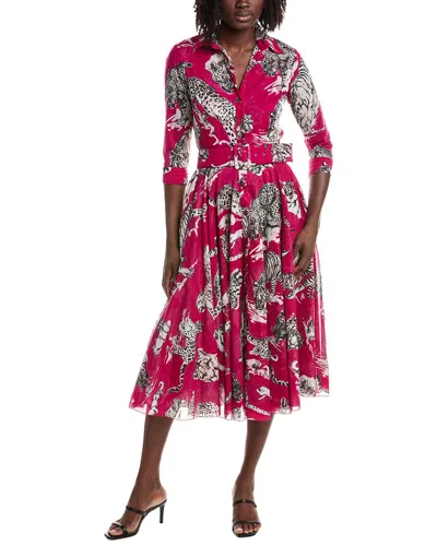Samantha Sung Aster Midi Dress In Multi