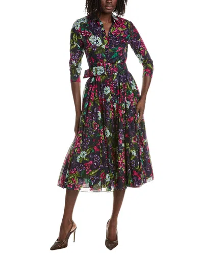 Samantha Sung Aster Midi Dress In Purple