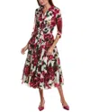 Samantha Sung Aster Midi Dress In Multi