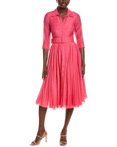 Samantha Sung Aster Midi Dress In Pink