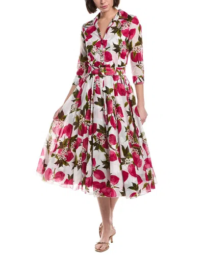 Samantha Sung Aster Midi Dress In Multi