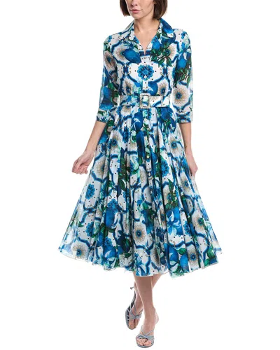 Samantha Sung Aster Midi Dress In White