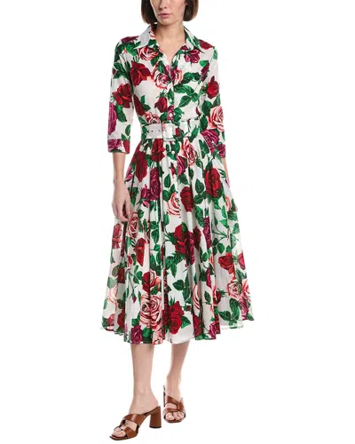 Samantha Sung Aster Midi Dress In Multi