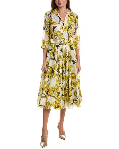 Samantha Sung Aster Midi Dress In Multi
