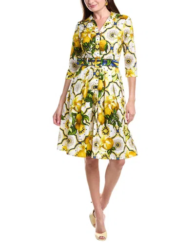 Samantha Sung Audrey #1 Shirtdress In Multi