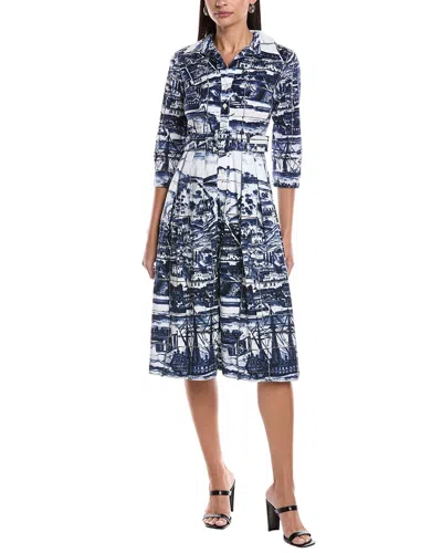 Samantha Sung Audrey #1 Shirtdress In Black