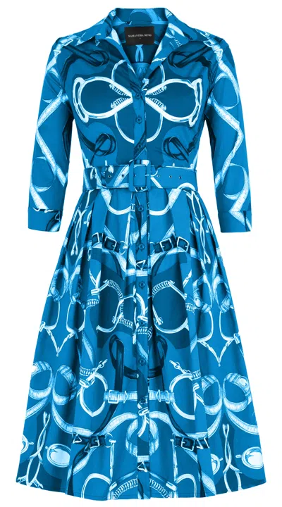 Samantha Sung Audrey 1 Shirtdress In Multi