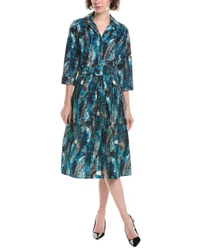 Samantha Sung Audrey #1 Shirtdress In Green