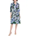 Samantha Sung Audrey #1 Shirtdress In Multi
