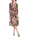 Samantha Sung Audrey #1 Shirtdress In Multi
