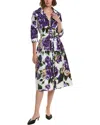Samantha Sung Audrey #1 Shirtdress In Pink