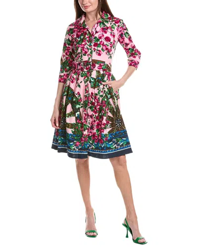 Samantha Sung Audrey #1 Shirtdress In Pink
