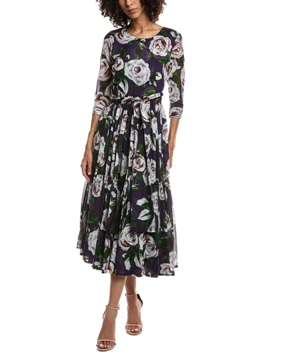 Samantha Sung Audrey #1 Shirtdress In Black