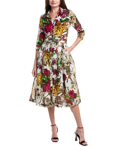 Samantha Sung Audrey 3 Shirtdress In Multi