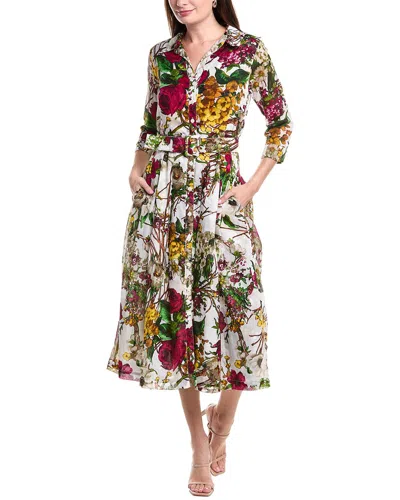 Samantha Sung Audrey 3 Shirtdress In Multi