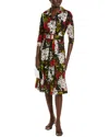 Samantha Sung Audrey 3 Shirtdress In Red