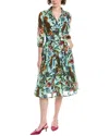 Samantha Sung Audrey 4 Shirtdress In Blue