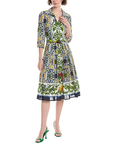 Samantha Sung Audrey 4 Shirtdress In Multi