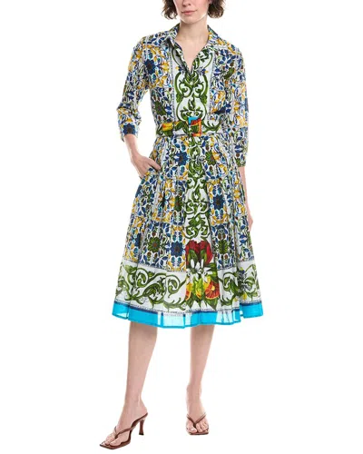 Samantha Sung Audrey 4 Shirtdress In Multi