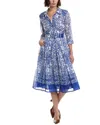 Samantha Sung Audrey 4 Shirtdress In Multi