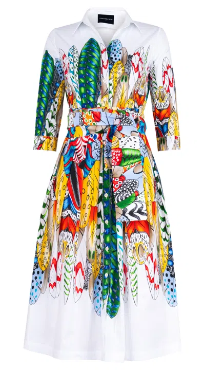 Samantha Sung Audrey 4 Shirtdress In White