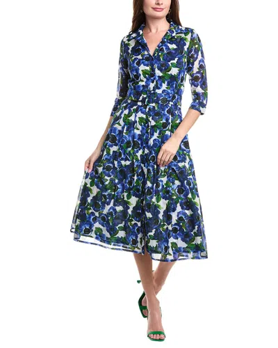 Samantha Sung Audrey Shirtdress In Multi