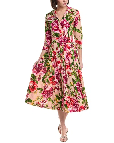 Samantha Sung Audrey Shirtdress In Multi