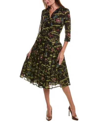 Samantha Sung Audrey Shirtdress In Black