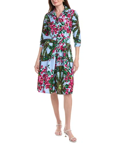 Samantha Sung Audrey Shirtdress In Multi