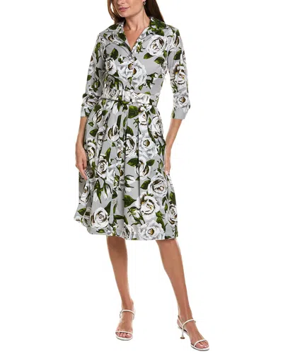 Samantha Sung Audrey Shirtdress In Multi