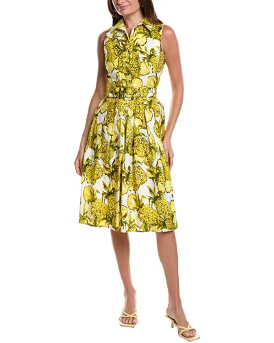 Samantha Sung Audrey Shirtdress In Multi