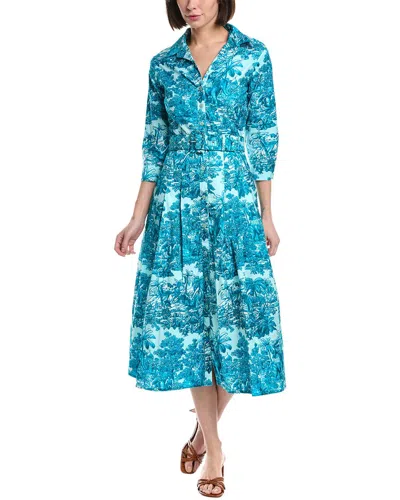 Samantha Sung Audrey Shirtdress In Multi