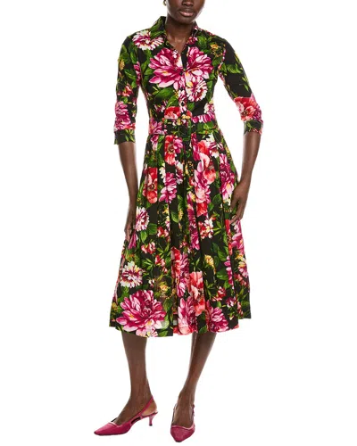 Samantha Sung Audrey Shirtdress In Multi