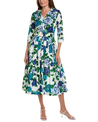 Samantha Sung Audrey Shirtdress In Multi