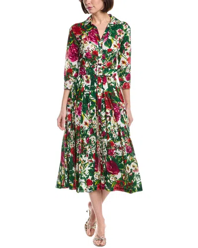 Samantha Sung Audrey Shirtdress In Multi
