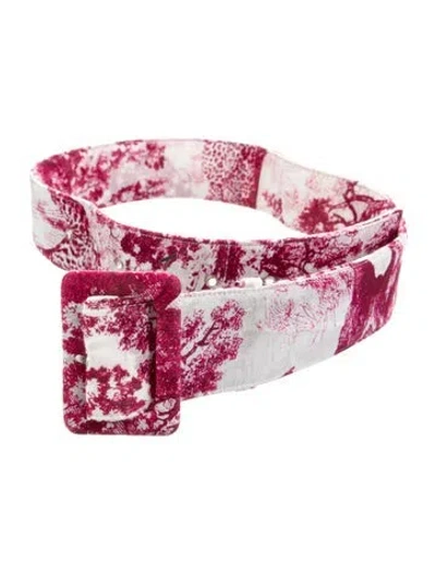 Pre-owned Samantha Sung Belt In Pink