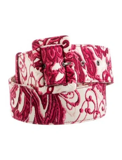 Pre-owned Samantha Sung Belt In Pink