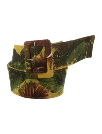 Pre-owned Samantha Sung Belt In Yellow