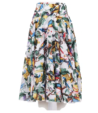 Samantha Sung Blue Bird Musola Eden Dress Midi Dress In Multi