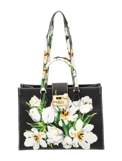 Pre-owned Samantha Sung Canvas Shoulder Bag In Black