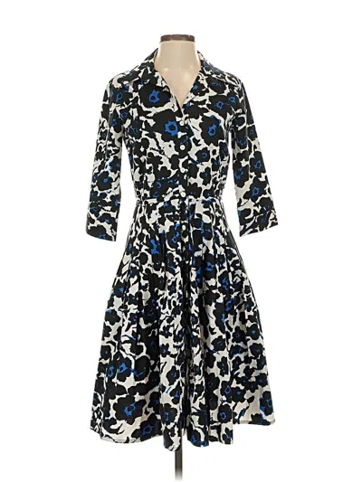 Pre-owned Samantha Sung Casual Dress In Blue